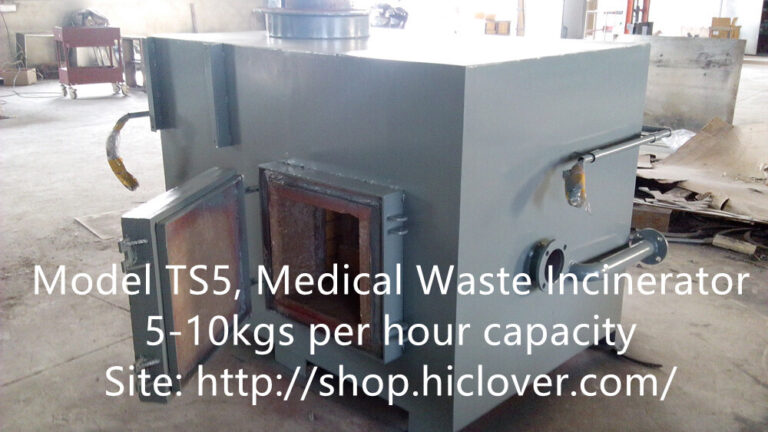 TS5, Medical Waste Incinerator 5-10kgs per hour capacity