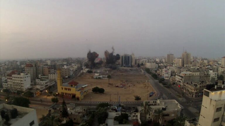 Air Strike On Gaza City