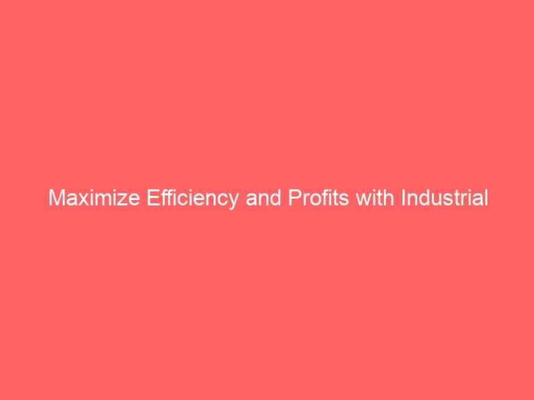 Maximize Efficiency and Profits with Industrial Waste Disposers