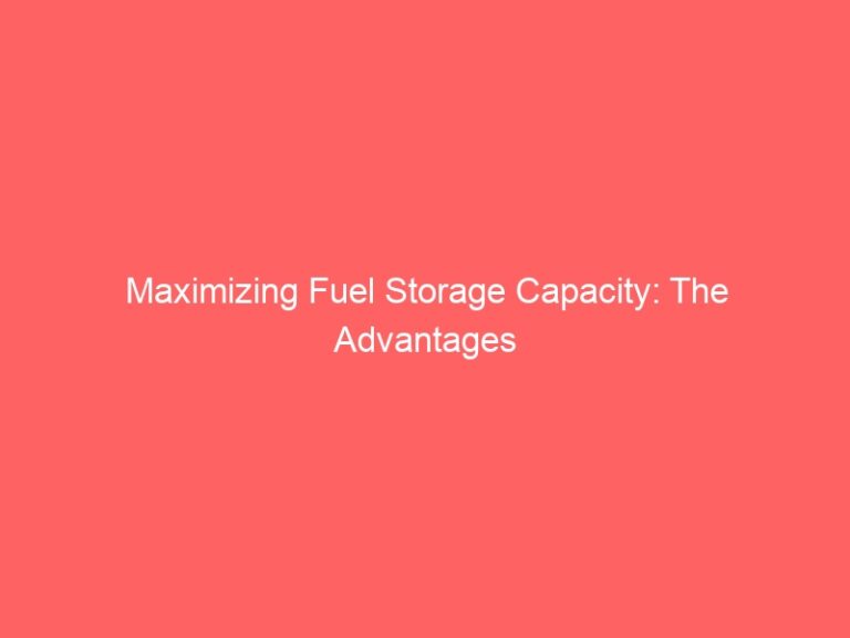 Maximizing Fuel Storage Capacity: The Advantages of a 1000 Liter Diesel Oil Tank