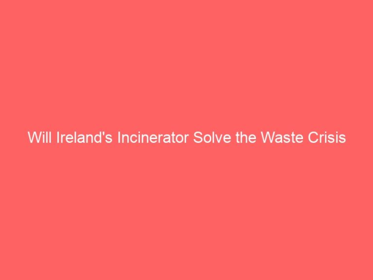 Will Ireland’s Incinerator Solve the Waste Crisis or Cause More Problems?