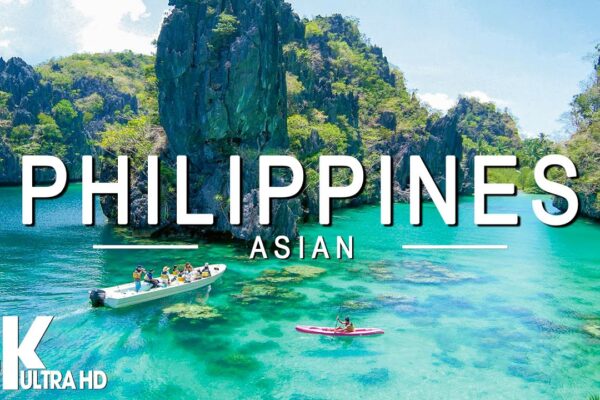 FLYING OVER PHILIPPINES (4K UHD) – Relaxing Music Along With Beautiful Nature Videos – 4K Video HD