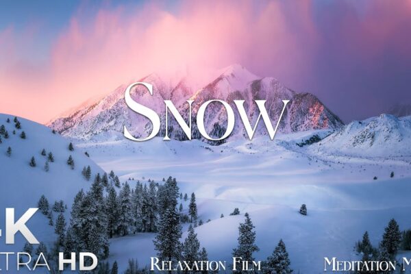 SNOW • Winter Relaxation Film 4K – Peaceful Relaxing Music – Nature 4k Video UltraHD