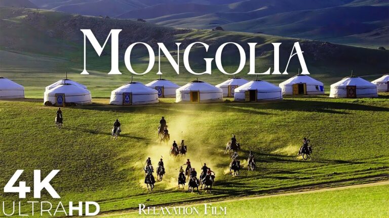 Mongolia 4K Relaxation Film – Silk Road – Peaceful Relaxing Music – Nature 4k Video UltraHD