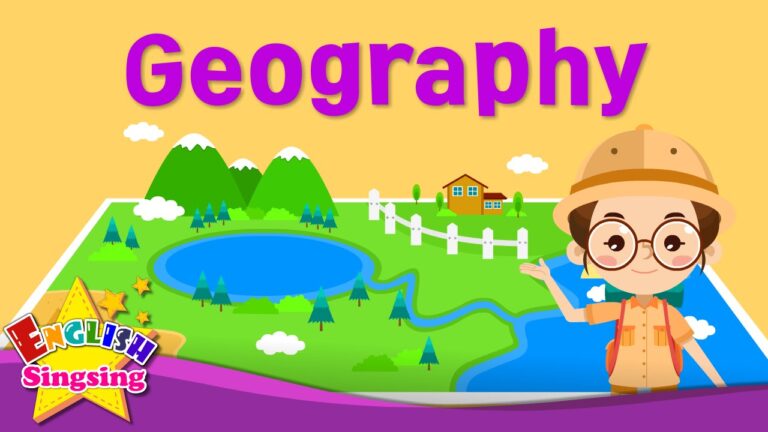 Kids vocabulary – Geography – Nature – Learn English for kids – English educational video
