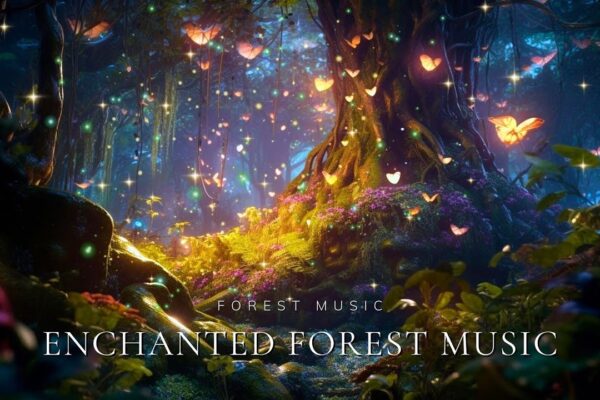 Enchanted Forest Music | 10 Hour Ambience Music & Nature Sounds 》Relax, Deep Sleep, Healing