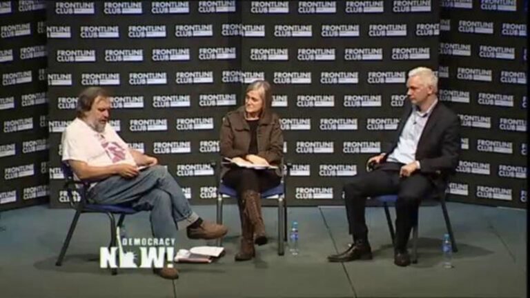 WikiLeaks’ Julian Assange & Philosopher Slavoj Zizek In Conversation With Amy Goodman 5 of 9