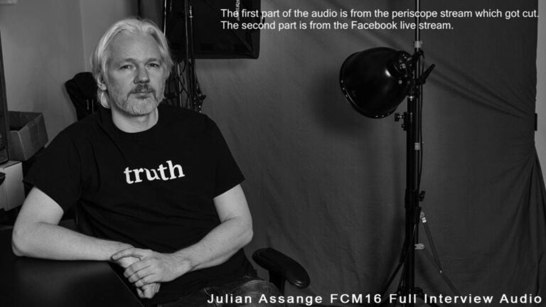 Julian Assange Telephone Interview – 26 November 2016