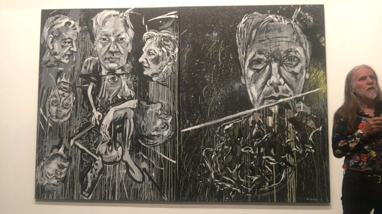 Portrait of Julian Assange, Edgewalker  by George Gittoes